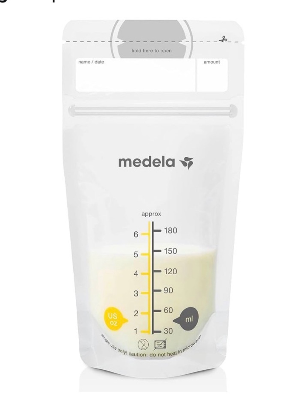 NEW Medela Breastmilk Storage Bags, 200 Ct